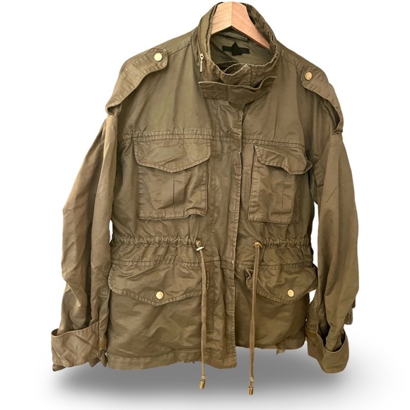 H&M Olive Utility Jacket - Picture 1 of 2